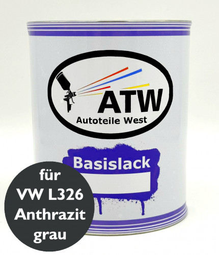 Autolack für VW L326 Anthrazitgrau